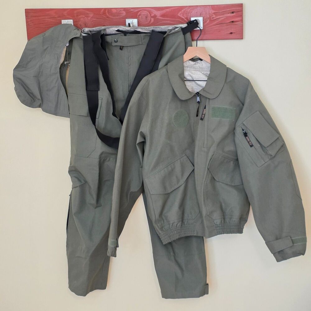 OUTERSHELL JACKET  & PANTS SET FLYERS WATERPROOF BREATHABLE GORTEX L/L NOMEX